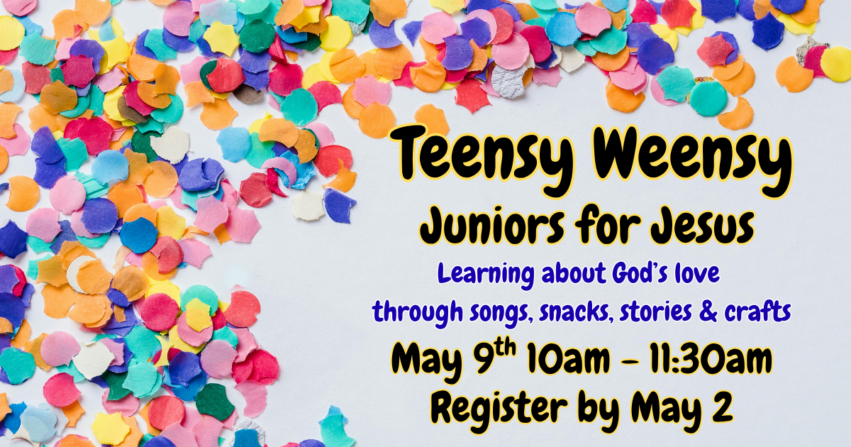 Children’s Event – Featuring Teensy Weensy